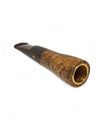 Paronelli Spinnline Reverse Calabash Pipe Smooth Saddle Mouthpiece Brown