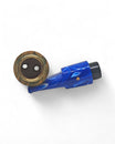 Pipa Paronelli Spinnline Reverse Calabash Liscia bocchino Blu