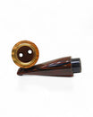 Pipa Paronelli Spinnline Reverse Calabash Liscia Bocchino Metacrilato color Cumberland