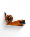 Paronelli Spinnline sandblasted Reverse Calabash pipe Amber