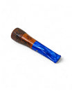 Paronelli Spinnline Reverse Calabash Pipe Sandblasted Mouthpiece Blue