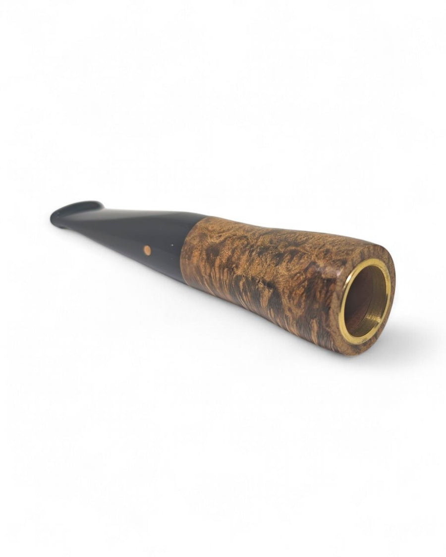Pipa Paronelli Spinnline Reverse Calabash Liscia Bocchino Nero