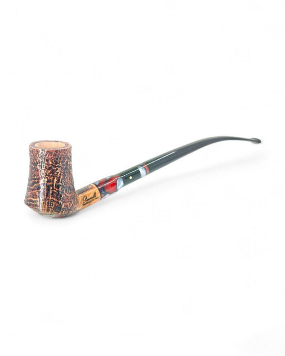 Paronelli Tulipan Sandblasted Pipe – Double Churchwarden Stem