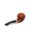 Pipa Pascucci Bulldog Semi Rusticata Rim Liscio Doppia Ghiera Argento