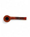 Pipa Pascucci Dublin Freehand Semi Rustic Rim Liscio Bocchino Ambrato Righe Nere