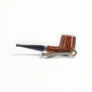 Pipa Pascucci Liscia (PII) P2 Billiard con Con Ghiera in Argento