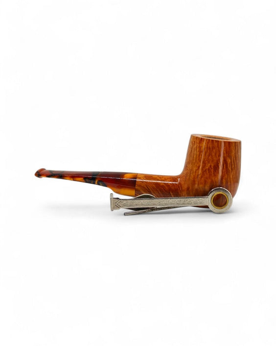 Pascucci Pipe PIII Smooth Light Billiard Amber Stem