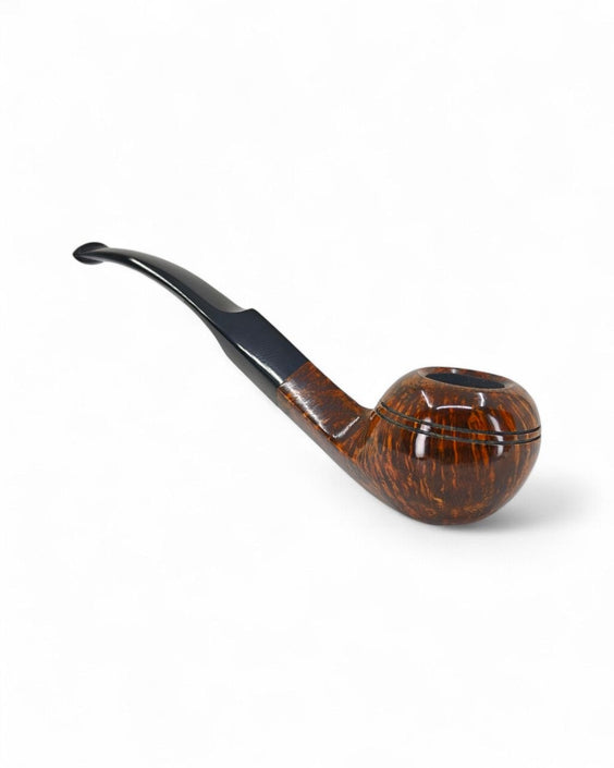 Pipa Sasieni 4 Dot Walnut Bent Rhodesian Liscia