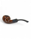 Pipa Sasieni 4 Dot Walnut Bent Rhodesian Liscia