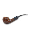 Pipa Sasieni 4 Dot Walnut Bent Rhodesian Liscia