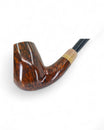 Pipa Sasieni The New Era 4 Dot Walnut Bent Liscia - Innesto Flock