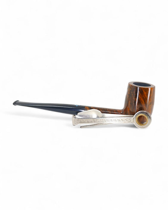 Pipa Sasieni The New Era 4 Dot Walnut Billiard Lunga Liscia