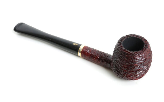 Pipa Savinelli Petite 202 in radica rusticata - Made in Italy briar pipe / pfeife