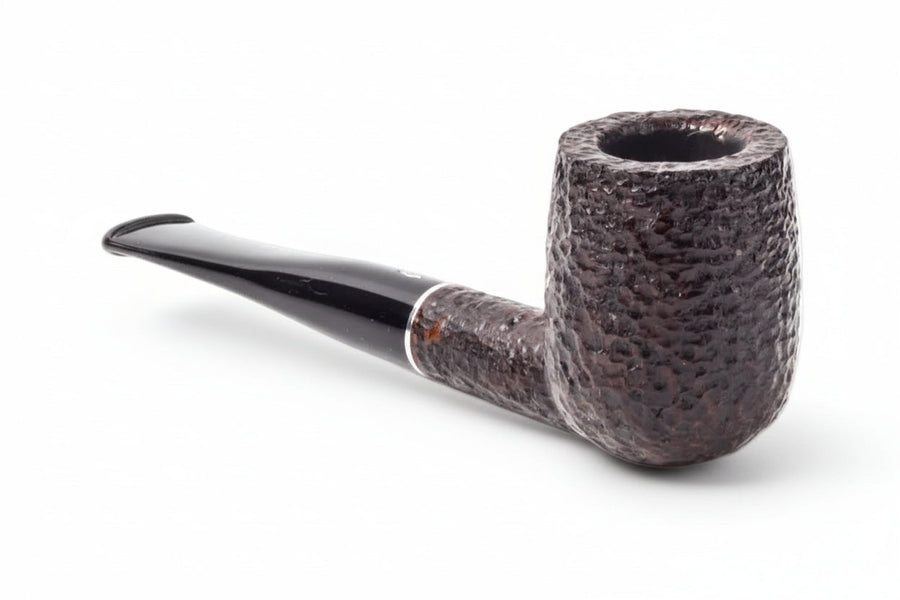 Pipa Savinelli Serie Tre Rusticata 104 - Billiard Dritta - Senza Filtro -