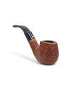 Talamona Bent Sandblasted S Pipe - Handcrafted Curved Pipe with 9mm Filter