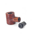 Pipa Talamona Reverse Calabash Cherrywood Stand Up Sabbiata Rossa