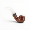 Talamona Reverse 'Calabash' Smooth Bent Brandy Pipe - New for Spring 2026