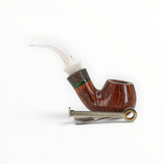 Pipa Talamona Reverse 'Calabash' Special Liscia Bent Brandy - Novità Primavera 2026