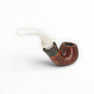 Talamona Reverse 'Calabash' Smooth Bent Brandy Pipe - New for Spring 2026