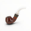 Talamona Reverse 'Calabash' Smooth Bent Brandy Pipe - New for Spring 2026