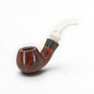 Talamona Reverse 'Calabash' Smooth Bent Brandy Pipe - New for Spring 2026