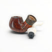 Talamona Reverse 'Calabash' Smooth Bent Brandy Pipe - New for Spring 2026