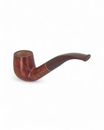 Talamona Revolution Cumberland Pipe - Bent Billiard Smooth Handmade Paolo Croci
