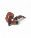 Talamona Revolution Cumberland Pipe - Bent Billiard Smooth Handmade Paolo Croci