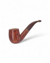 Talamona Revolution Cumberland Pipe - Bent Billiard Smooth Handmade Paolo Croci