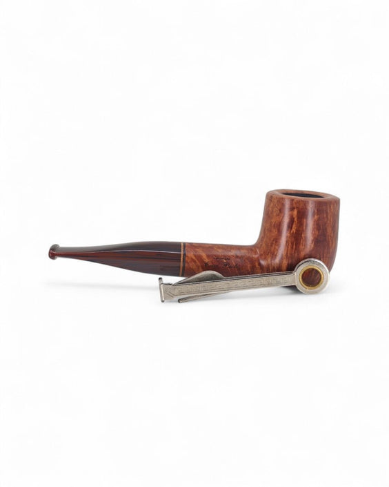 Talamona Revolution Cumberland Pipe - Smooth Billiard Handmade Paolo Croci