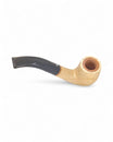 Talamona New Look Light Bent Pipe in Ash with Briar Bowl