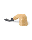 Talamona New Look Light Bent Dublin Pipe in Light Ash with Briar Bowl
