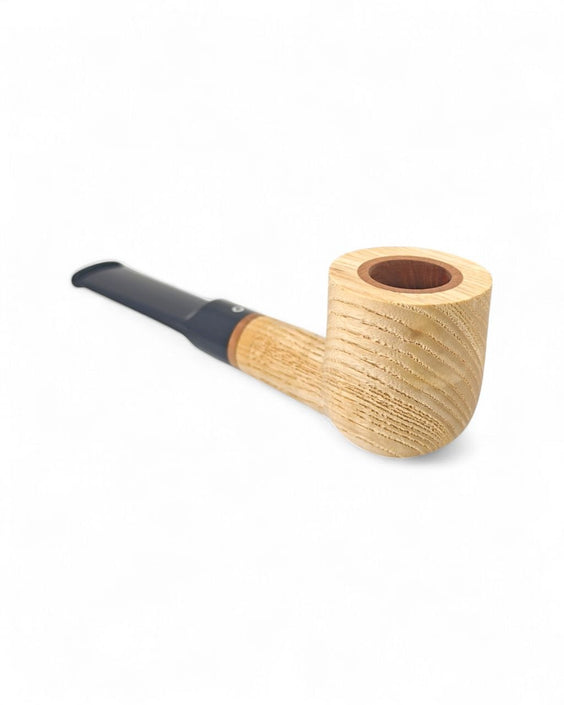 Talamona New Look Light Pot 849 pipe in Ash with Briar bowl