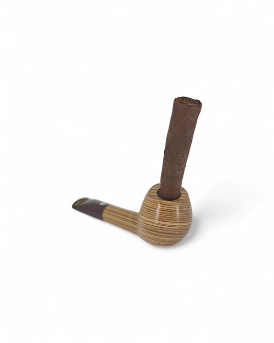 Talamona Toscano La Pipa Per sigaro la Pipetta fuma toscani Apple Liscia Zebrano