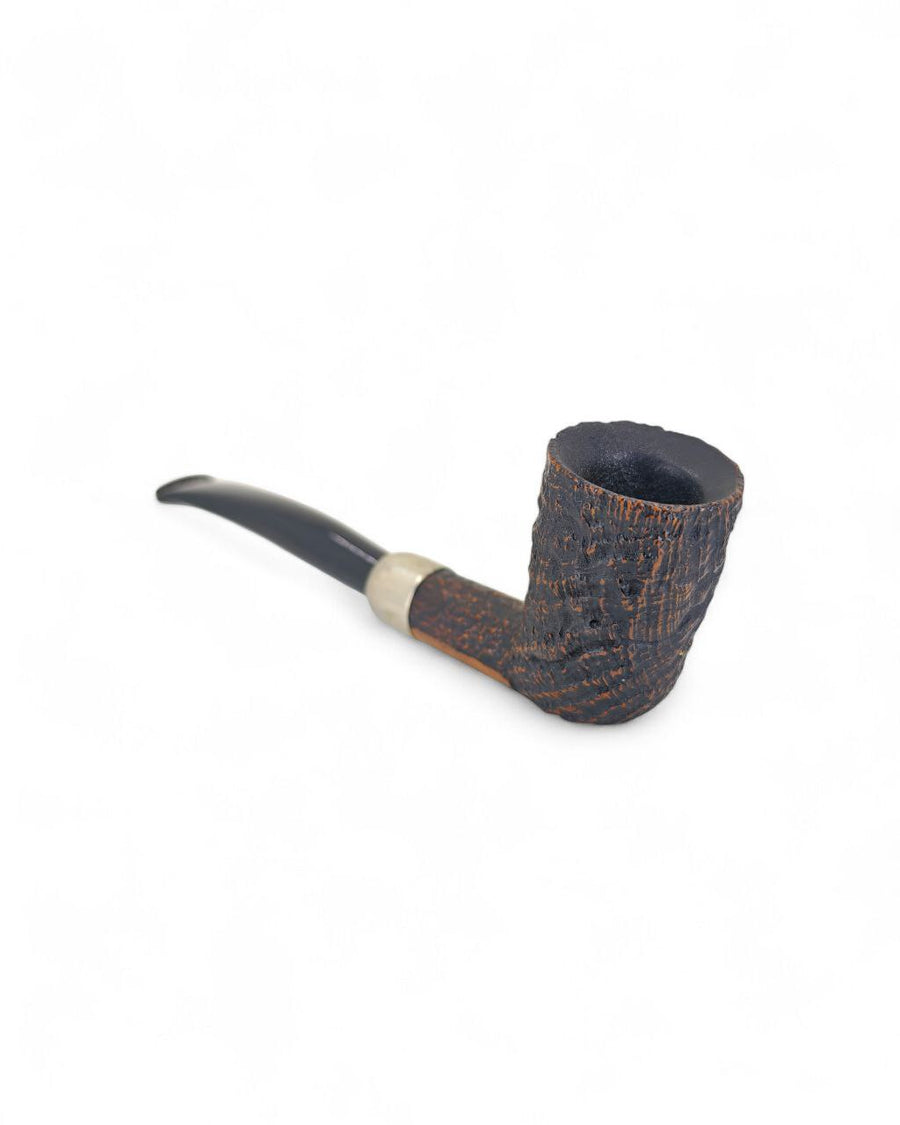 Pipa Usata Peterson Arlow Sabbiata Nickel Mounted - Dublin Semi Curva