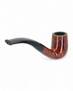Pipa Usata Mastro de Paja Liscia Bent Billiard 3A "1 Sole" (1977) Per Amici