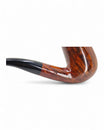 Pipa Usata Mastro de Paja Liscia Bent Billiard 3A "1 Sole" (1977) Per Amici
