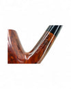 Pipa Usata Mastro de Paja Liscia Bent Billiard 3A "1 Sole" (1977) Per Amici