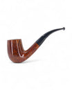 Pipa Usata Mastro de Paja Liscia Bent Billiard 3A "1 Sole" (1977) Per Amici