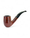 Pipa Usata Mastro de Paja Liscia Bent Billiard 3A "1 Sole" (1977) Per Amici