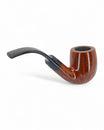 Used Pipe Mastro de Paja Smooth Bent Billiard 3B "1 Sun" 1980