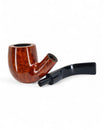 Used Pipe Mastro de Paja Smooth Bent Billiard 3B "1 Sun" 1980