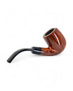 Used Pipe Mastro de Paja Smooth Bent Billiard 3B "1 Sun" 1980