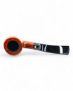 Used Pipe Mastro de Paja Smooth Bent Billiard 3B "1 Sun" 1980