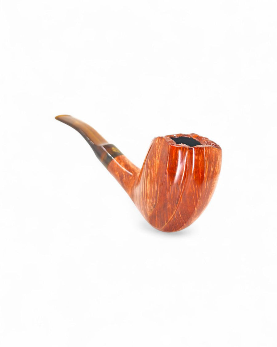 Pipa Crown by Winslow 300 - Shape Bent Freehand - Fatta a Mano in Danimarca (Filtro 9mm o Riduttore)
