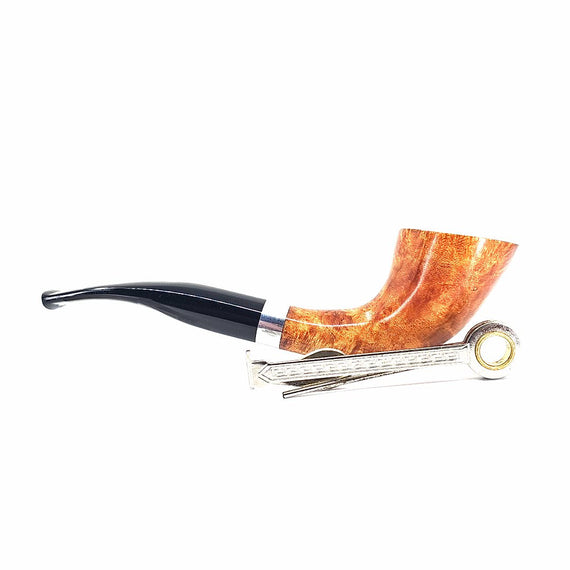 PIPA FLOPPY PIPE SERIES 2 HORN LISCIA SCURA GHIERA IN ALPACA