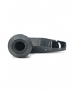 Talamona Reverse Calabash Bent Rhodesian Sandblasted Black Edition pipe
