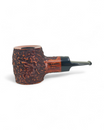Pipa Talamona Reverse Calabash Barrel Stand Up Rusticata Rossa