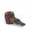 Pipa Talamona Reverse Calabash Barrel Stand Up Rusticata Rossa