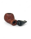 Pipa Talamona Reverse Calabash Apple Rusticata Marrone